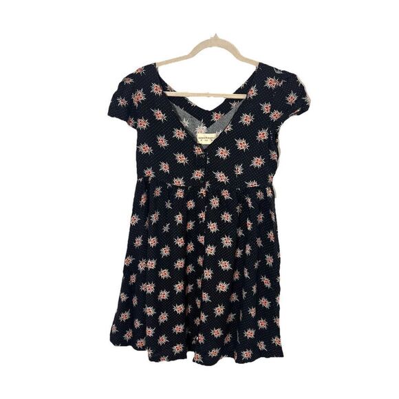 Denim & Supply Ralph Lauren Dresses & Skirts - Denim Supply Ralph Lauren Babydoll‎ Dress Size XS  Floral Grunge Pockets V Neck